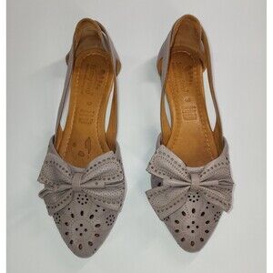 Spring Step Genuine Leather Flats – Mauve Taupe EU 40 / US 8